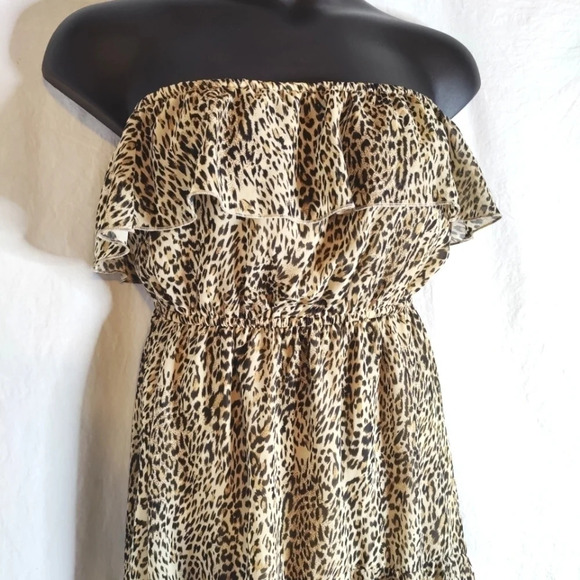 Ali & Kris High Low Cheetah Print Dress EUC ❤️🐆 - Picture 2 of 10